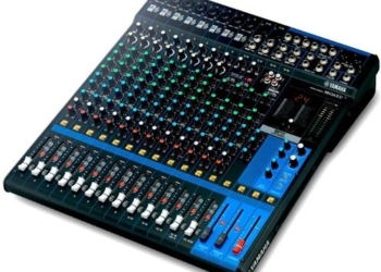 Yamaha MG16XU 16 Channel Mixer w – D-PRE Preamps, Comp, FX, USB Interface _ Faders